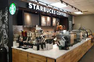 Starbucks Kiosk in Tops Markets